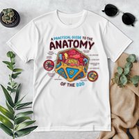 Anatomy Of The D20 Polyhedral 20 Sided Dice Funny RPG Premium T-Shirt