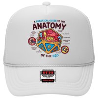 Anatomy Of The D20 Polyhedral 20 Sided Dice Funny RPG Trucker Hat
