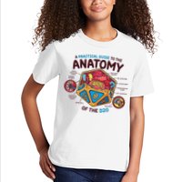 Anatomy Of The D20 Polyhedral 20 Sided Dice Funny RPG Kids T-Shirt
