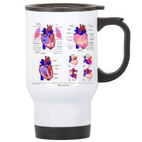 Anatomy Of The Heart Mug Stainless Steel Travel Mug