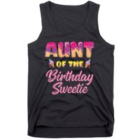 Aunt Of The Birthday Sweetie Ice Cream Birthday Tank Top