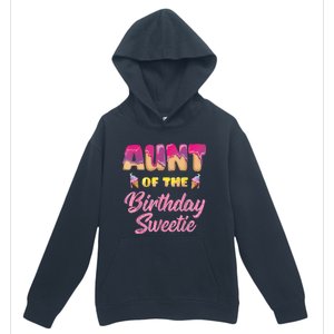 Aunt Of The Birthday Sweetie Ice Cream Birthday Urban Pullover Hoodie