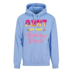 Aunt Of The Birthday Sweetie Ice Cream Birthday Unisex Surf Hoodie