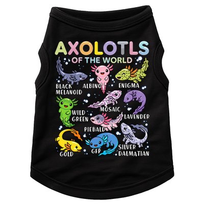 Axolotls Of The World Axolotl Kawaii Animals Salamander Doggie Tank