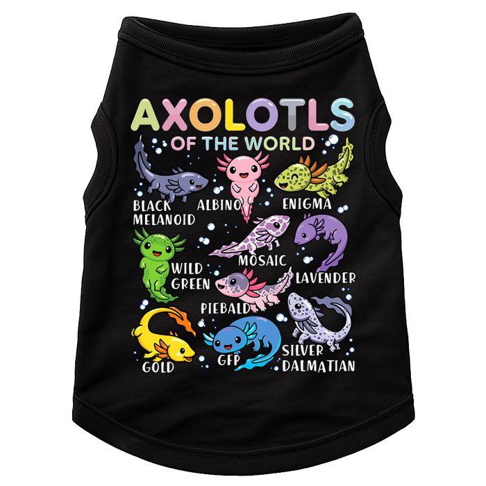 Axolotls Of The World Axolotl Kawaii Animals Salamander Doggie Tank