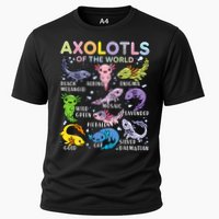 Axolotls Of The World Axolotl Kawaii Animals Salamander Performance Shirt