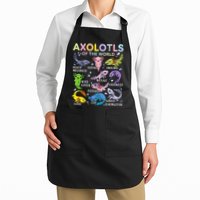 Axolotls Of The World Axolotl Kawaii Animals Salamander Apron