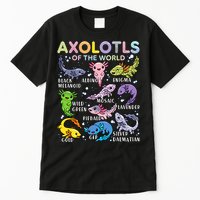 Axolotls Of The World Axolotl Kawaii Animals Salamander Tall T-Shirt