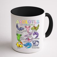 Axolotls Of The World Axolotl Kawaii Animals Salamander Mug