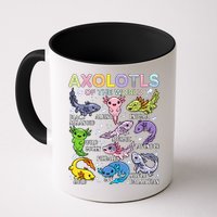 Axolotls Of The World Axolotl Kawaii Animals Salamander Mug