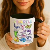 Axolotls Of The World Axolotl Kawaii Animals Salamander Mug