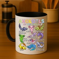 Axolotls Of The World Axolotl Kawaii Animals Salamander Mug