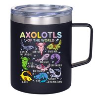 Axolotls Of The World Axolotl Kawaii Animals Salamander 12oz Stainless Steel Coffee Mug