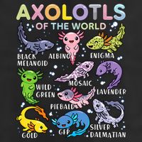 Axolotls Of The World Axolotl Kawaii Animals Salamander Microfiber Hand Towel