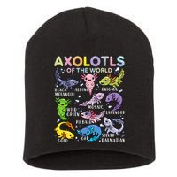 Axolotls Of The World Axolotl Kawaii Animals Salamander Short Acrylic Beanie
