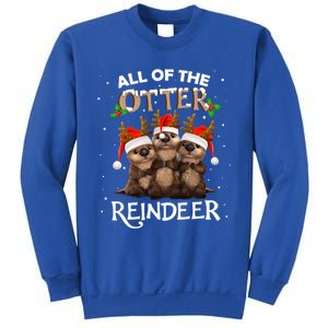 All Of The Otter Reindeer Christmas Funny Cute Gift Sweatshirt