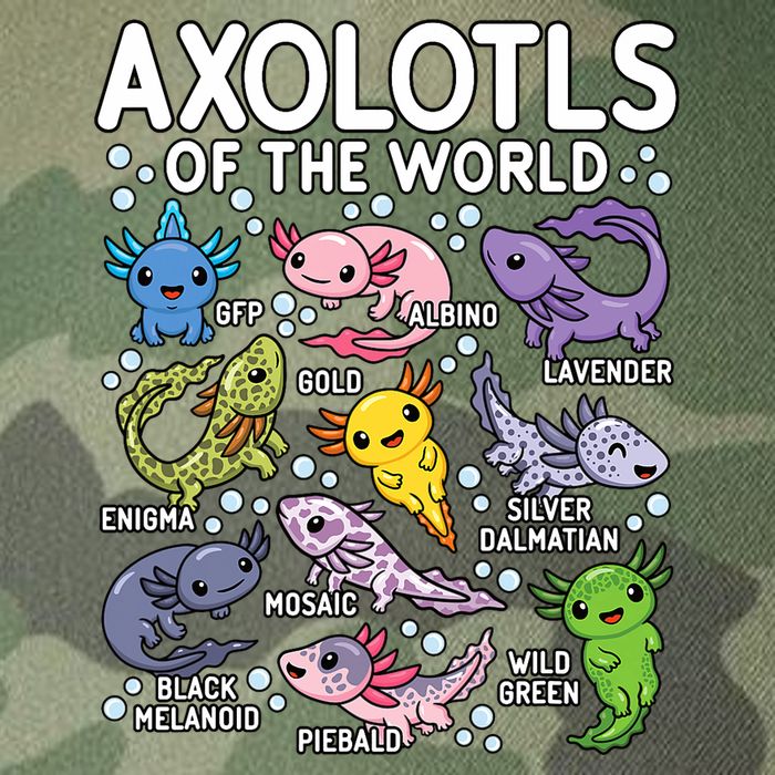Axolotls Of The World Cute Kawaii Axolotl Legacy Tie Dye Trucker Hat