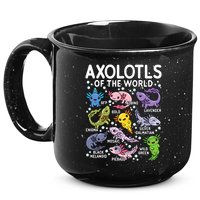 Axolotls Of The World Cute Kawaii Axolotl 15oz Campfire Ceramic Mug