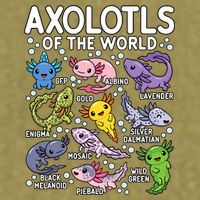 Axolotls Of The World Cute Kawaii Axolotl Garment-Dyed Women's Muscle Tee