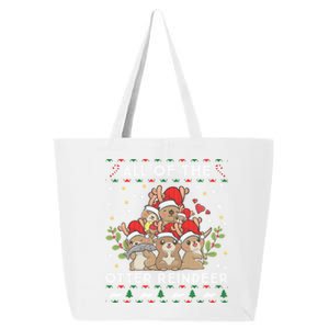 All Of The Otter Reindeer Ugly Christmas Sweater Gift 25L Jumbo Tote