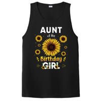 Aunt Of The Birthday Sunflower Party Family Matching PosiCharge Competitor Tank