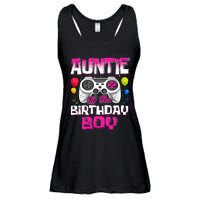 Auntie Of The Birthday Boy Matching Video Gamer Birthday Ladies Essential Flowy Tank