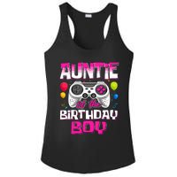 Auntie Of The Birthday Boy Matching Video Gamer Birthday Ladies PosiCharge Competitor Racerback Tank