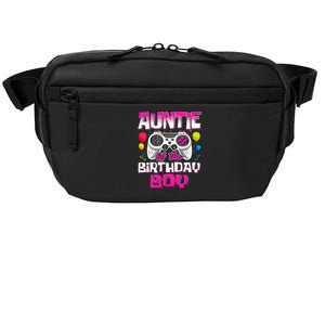 Auntie Of The Birthday Boy Matching Video Gamer Birthday Crossbody Pack