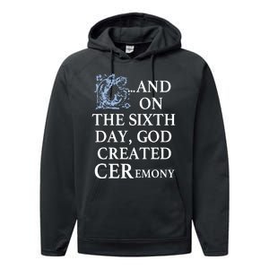 And On The Sixth Day God Created Ceremony Performance Fleece Hoodie