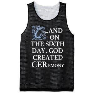 And On The Sixth Day God Created Ceremony Mesh Reversible Basketball Jersey Tank