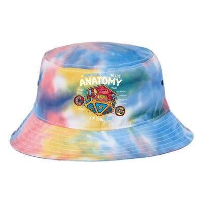 Anatomy Of The D20 Polyhedral 20 Sided Dice Funny Rpg Tie Dye Newport Bucket Hat