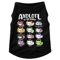 Axolotls Of The World Kawaii Types Of Axolotl Fish Amphibian Doggie Tank