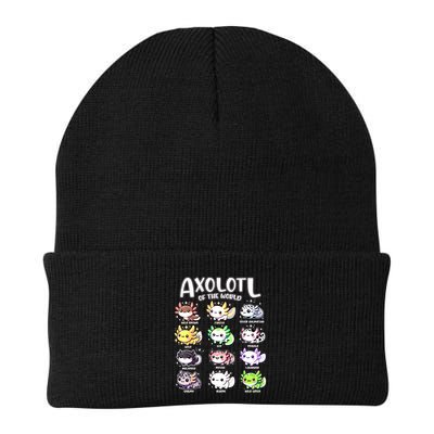 Axolotls Of The World Kawaii Types Of Axolotl Fish Amphibian Beanie