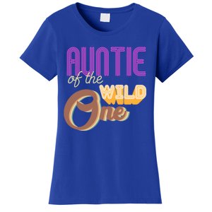 Auntie Of The Wild One For Best Aunt Ever Cool Gift Women's T-Shirt