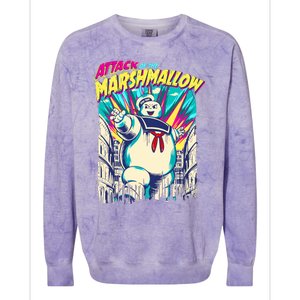 Attack Of The Marshmallow Colorblast Crewneck Sweatshirt