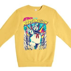 Attack Of The Marshmallow Premium Crewneck Sweatshirt