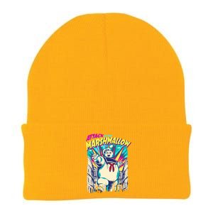 Attack Of The Marshmallow Knit Cap Winter Beanie