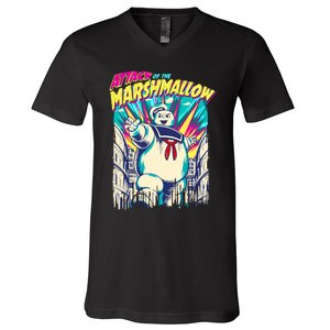 Attack Of The Marshmallow V-Neck T-Shirt