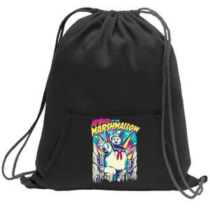 Attack Of The Marshmallow Sweatshirt Cinch Pack Bag