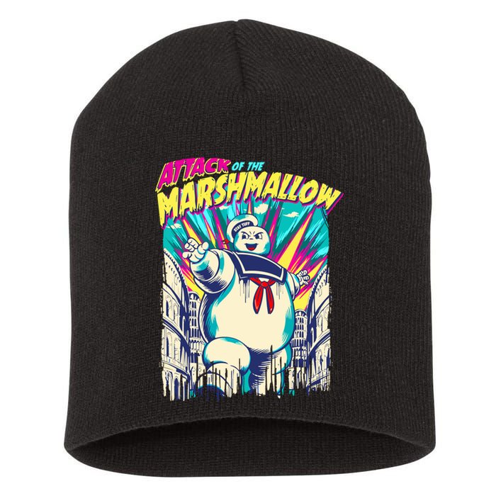 Attack Of The Marshmallow Short Acrylic Beanie