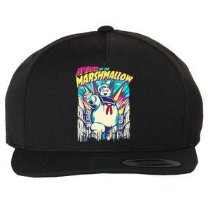 Attack Of The Marshmallow Wool Snapback Cap