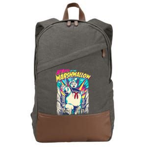 Attack Of The Marshmallow Cotton Canvas Backpack