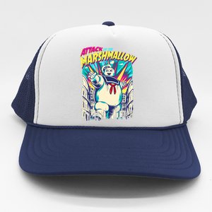 Attack Of The Marshmallow Trucker Hat