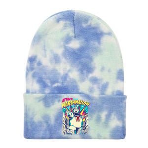 Attack Of The Marshmallow Tie Dye 12in Knit Beanie