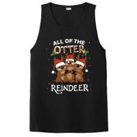 All Of The Otter Reindeer Christmas Funny Cute PosiCharge Competitor Tank