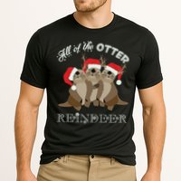 All Of The Otter Reindeer Funny Other Christmas Cooling Performance Crew T-Shirt