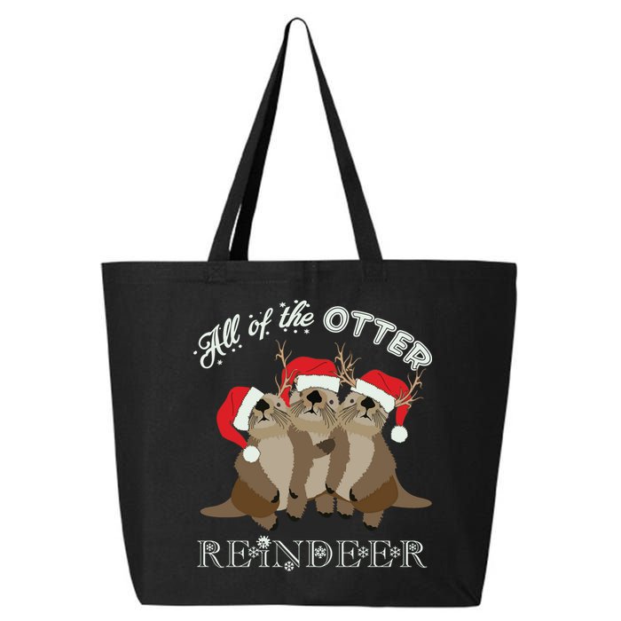All Of The Otter Reindeer Funny Other Christmas 25L Jumbo Tote