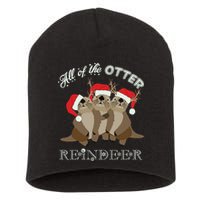 All Of The Otter Reindeer Funny Other Christmas Short Acrylic Beanie