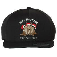 All Of The Otter Reindeer Funny Other Christmas Wool Snapback Cap