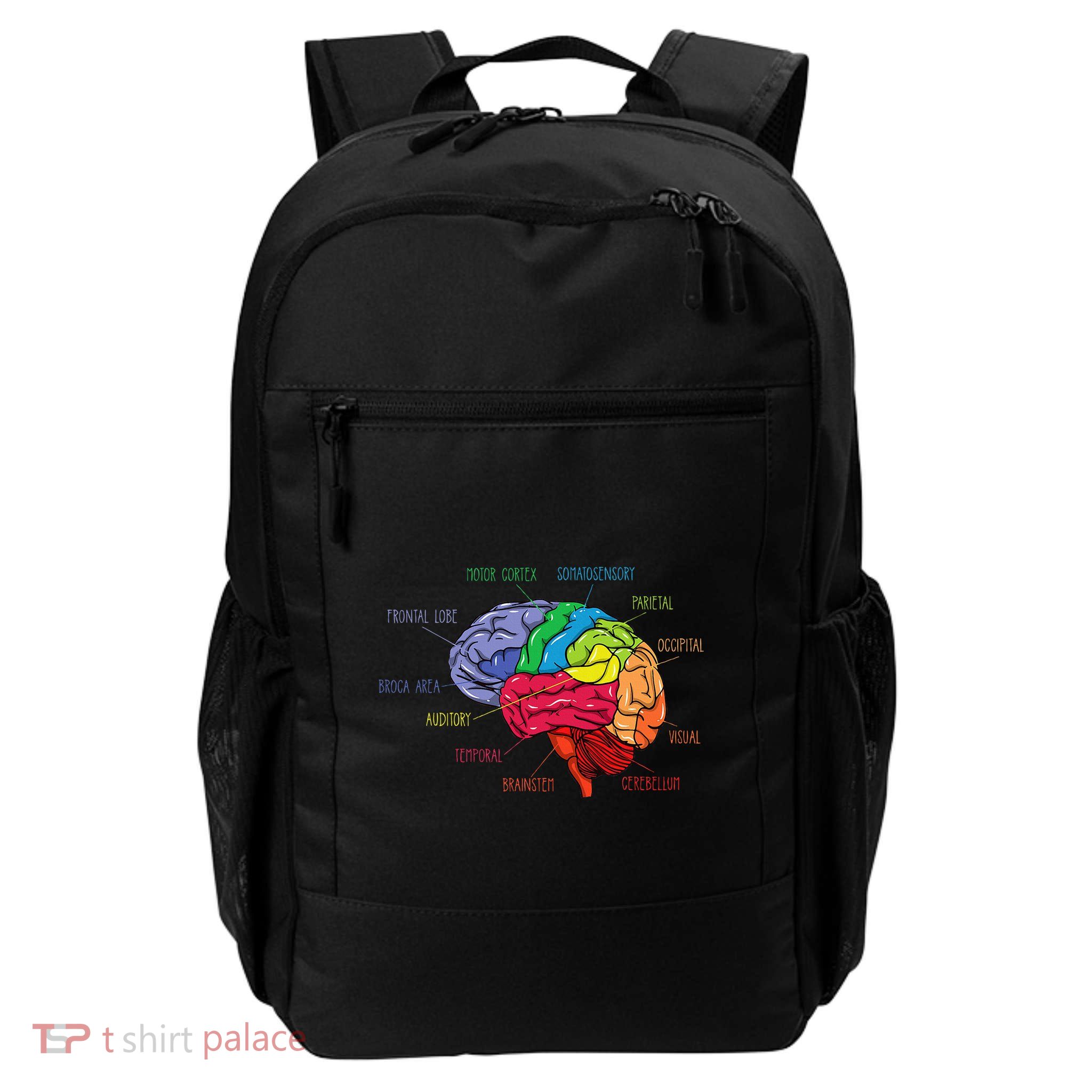 Anatomy Of The Brain Neurologist Gift Daily Commute Backpack